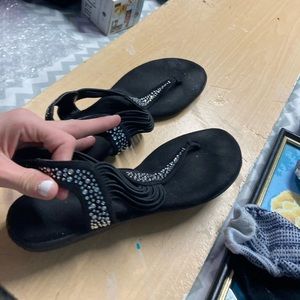memory foam sandals (black, it's Cato fashion)